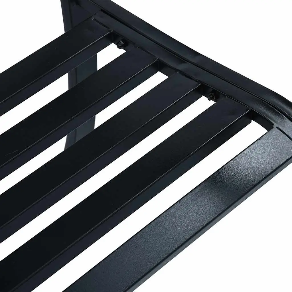 Outdoor Garden Bench 125cm Weather-Resistant Durable Backrest