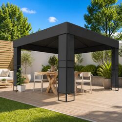 Stylish 3x3 m Anthracite Gazebo for Your Outdoor Space