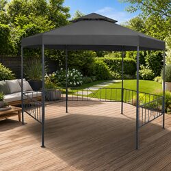 Stylish Garden Pavilion 323x275x265 cm for Your Patio