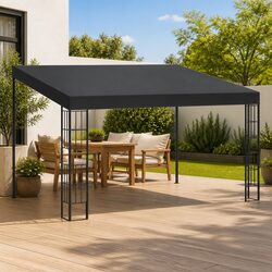 Outdoor Wall-mounted Gazebo 3x4 m for Your Patio