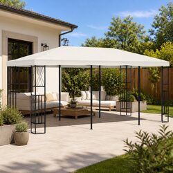 Enhance Your Outdoor Space with a Cream 3x6 m Gazebo