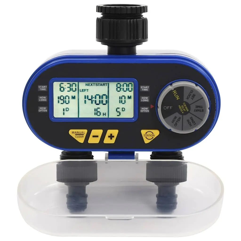 Automatic Water Timer Dual Outlet Digital Sprinkler Controller for Irrigation System