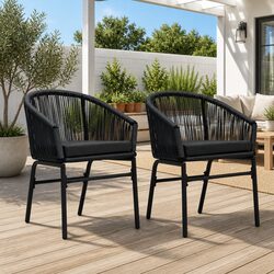 Enhance Your Outdoor Space with 2 Rattan Chairs