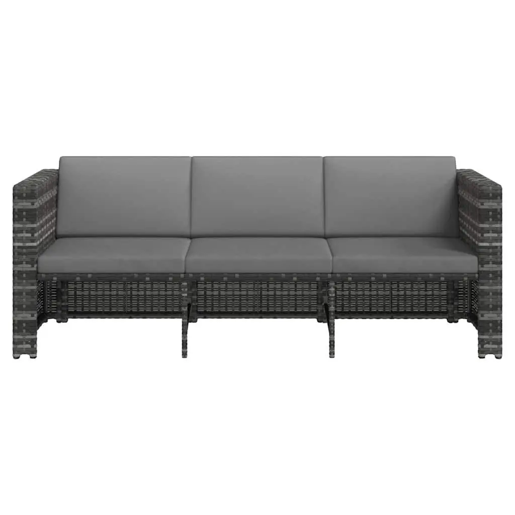 Garden Lounge Set 4 Piece Outdoor Furniture Weather-resistant PE Rattan Sofa Table Cushions