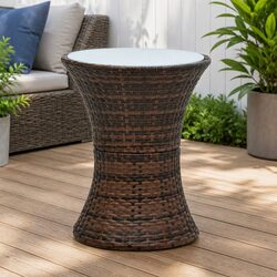 Enhance Your Outdoor Space with a Drum-Shaped Side Table