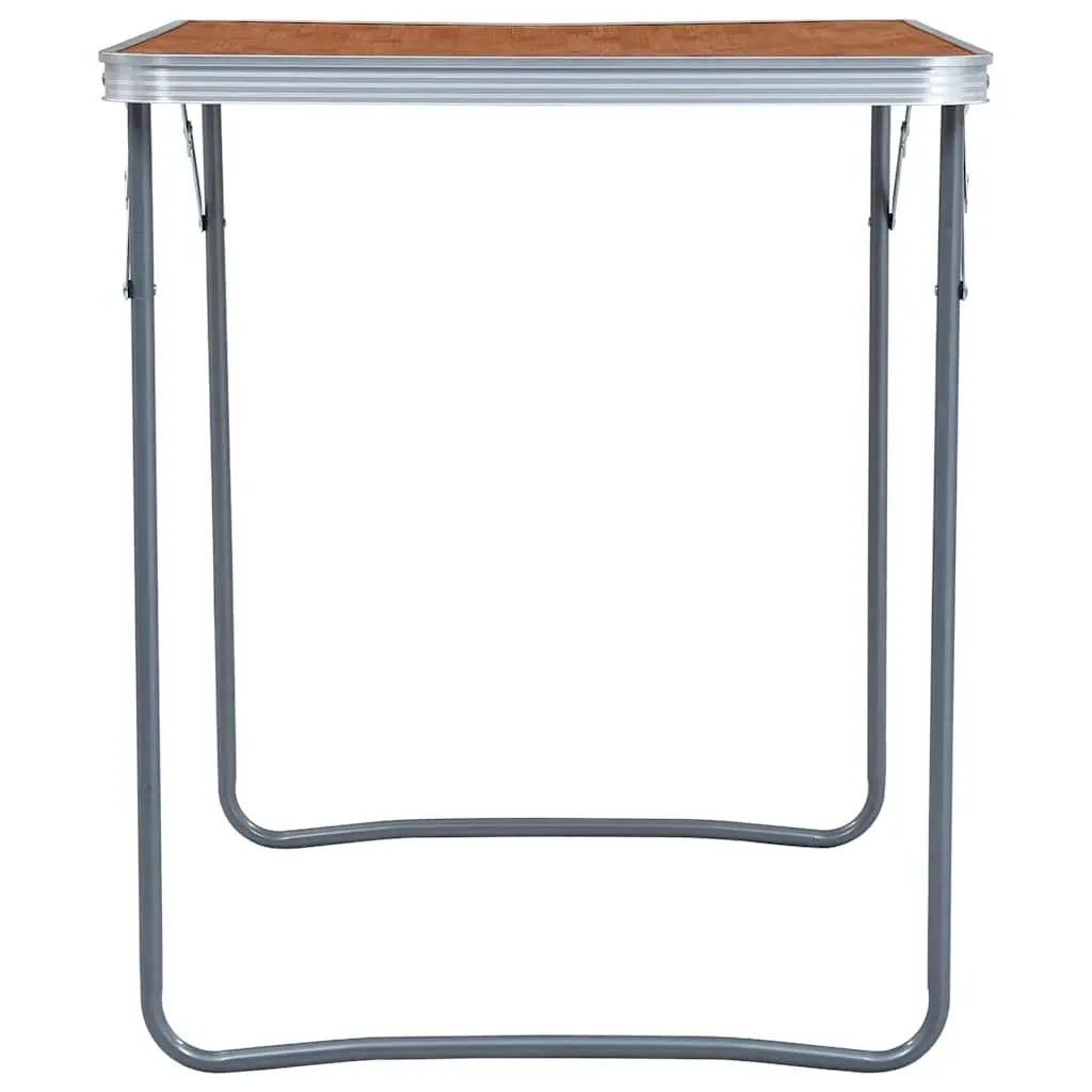 Foldable Camping Table Metal Frame Lightweight Portable Outdoor Picnic Garden Furniture