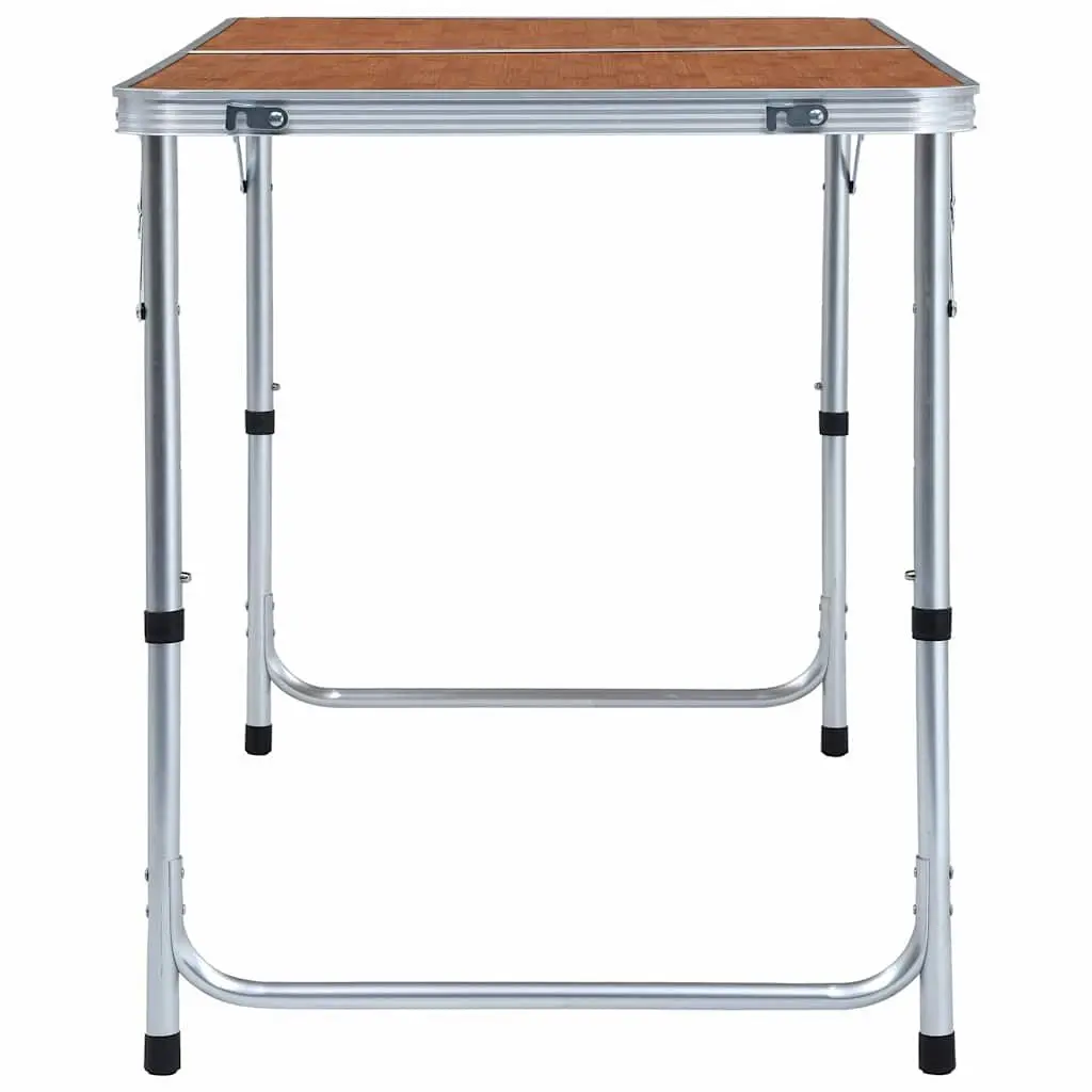 Foldable Camping Table Adjustable Height Portable for Outdoor Picnic Garden