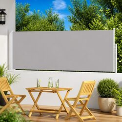 Privacy Side Awning 100x300 cm Grey for Your Outdoor Space