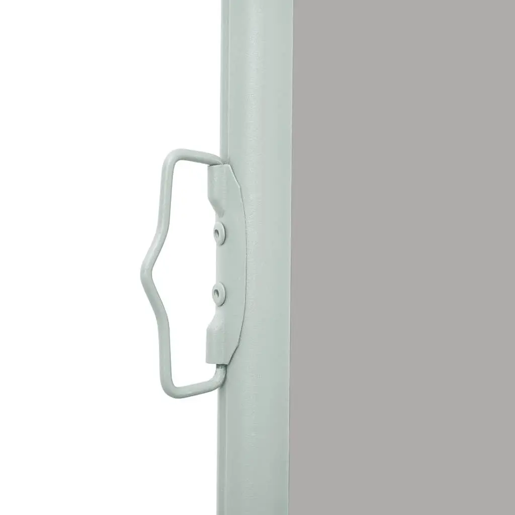 Retractable Side Awning 100x500 cm Grey Privacy Screen Outdoor Sunshade