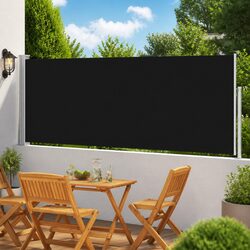 Stylish Side Awning 120x500 cm Black for Outdoor Comfort