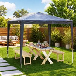 Stylish 2.5x2.5m Outdoor Canopy for Garden Events