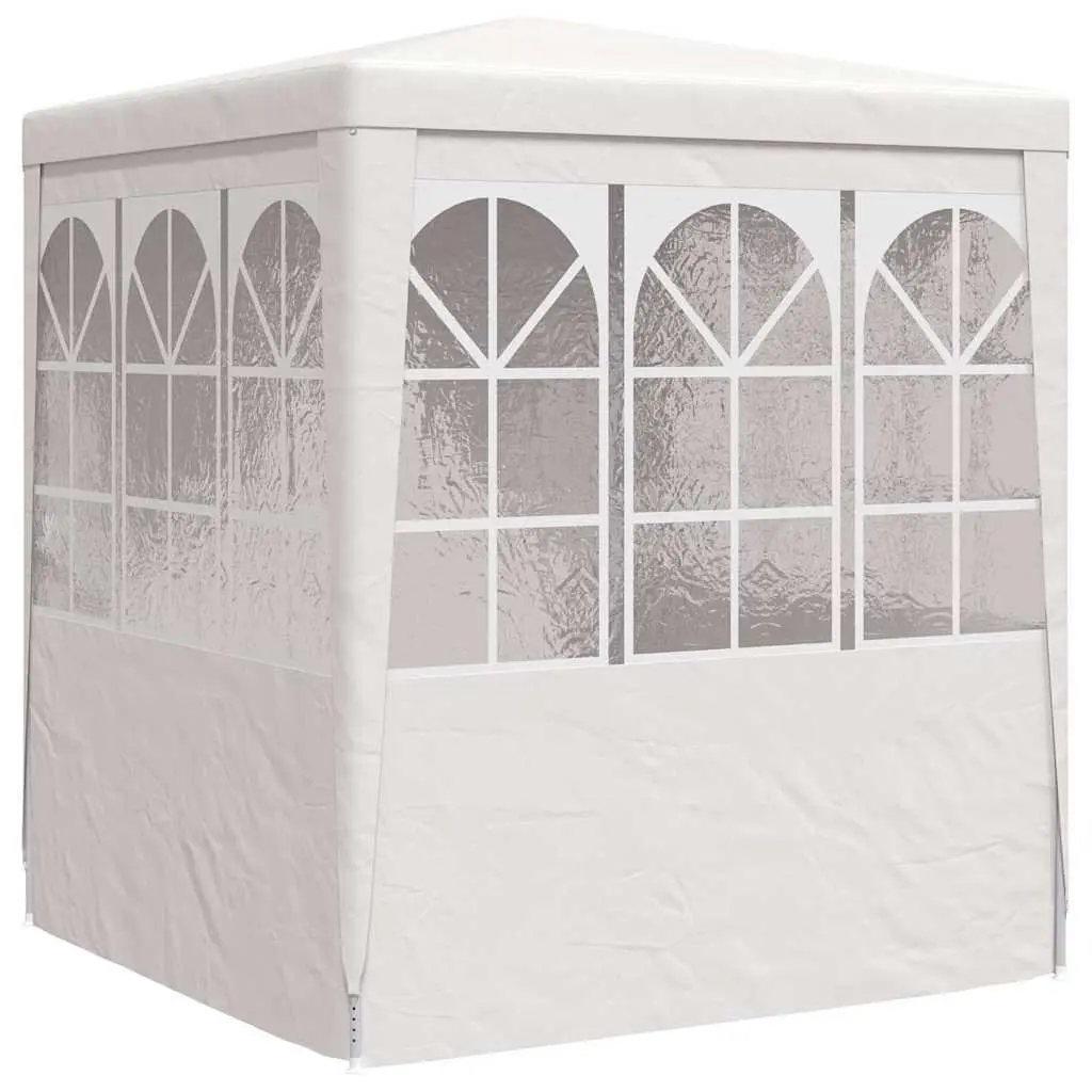 Party Tent 2.5x2.5m Outdoor Gazebo with Side Walls UV and Water Resistant Polyethylene
