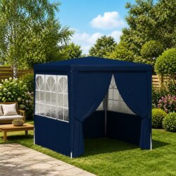 Elegant Blue Outdoor Gazebo Tent for Gatherings