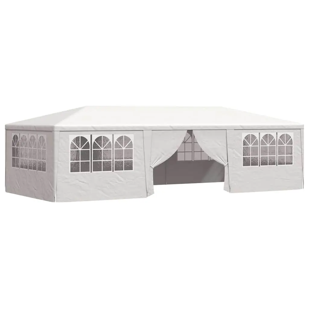 Party Tent 4x9m Outdoor Canopy Gazebo with Side Walls Windows Door White