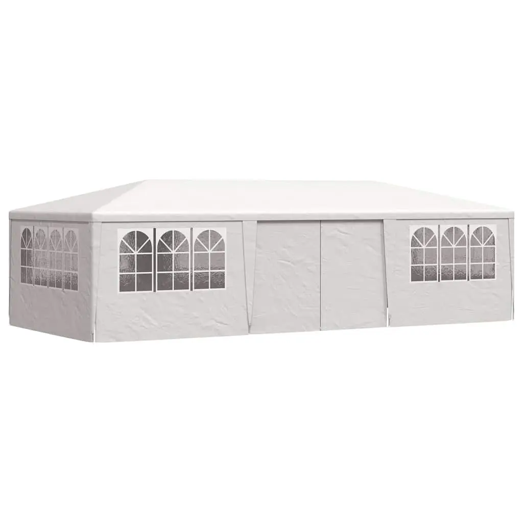Party Tent 4x9m Outdoor Canopy Gazebo with Side Walls Windows Door White