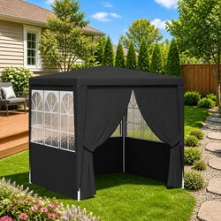 Versatile Outdoor Gazebo Canopy 2.5x2.5m with Side Walls