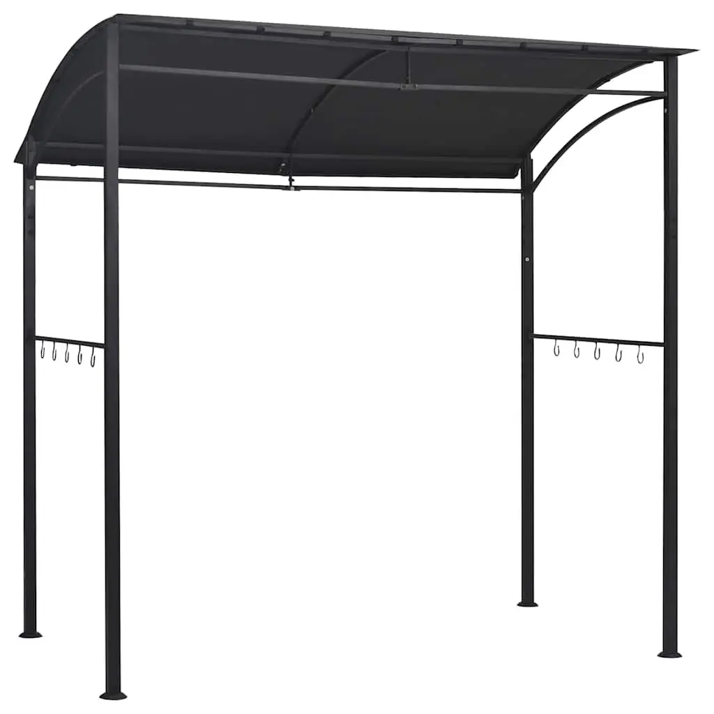 BBQ Gazebo 215x150x220 cm Steel Frame Weather Resistant Outdoor