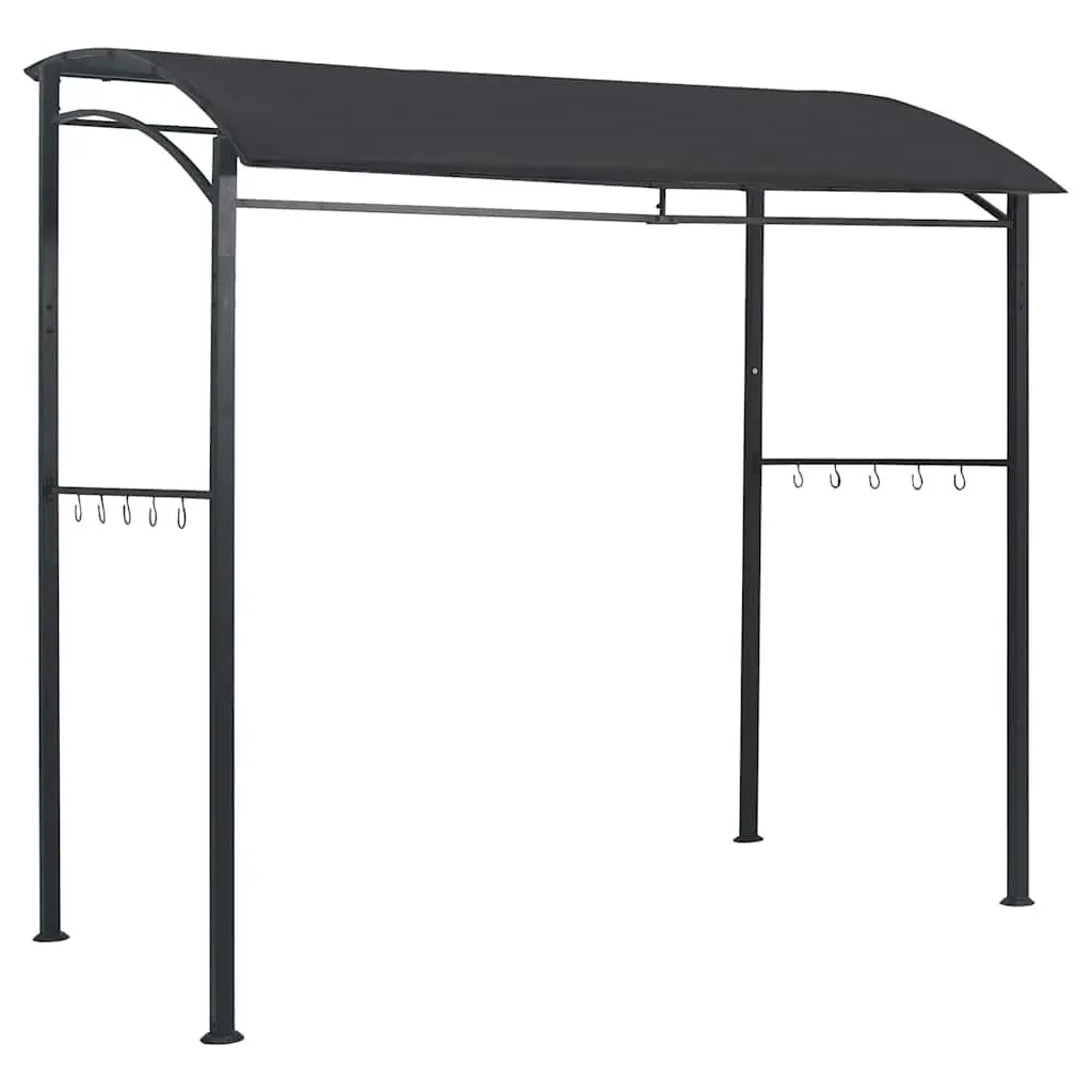 BBQ Gazebo 215x150x220 cm Steel Frame Weather Resistant Outdoor