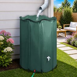 Transform Your Garden with This 1250L Collapsible Rain Barrel