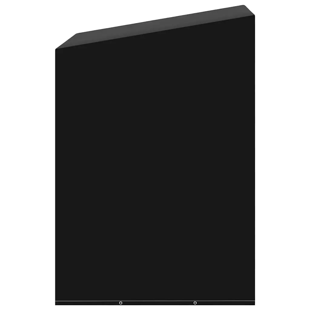 Outdoor Swing Bench Cover 135x105x175cm Black Water-resistant UV-resistant Protective Furniture Shelter