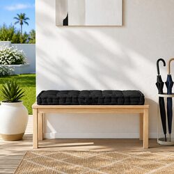 Elevate Your Outdoor Space with a Black Cotton Seat Pad