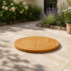 Enhance Your Dining Experience with a Round Teak Table Top