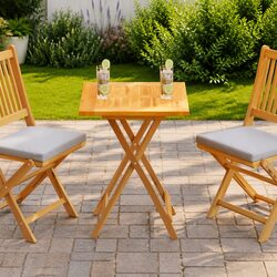 Elevate Your Dining Experience with Solid Teak Table Top