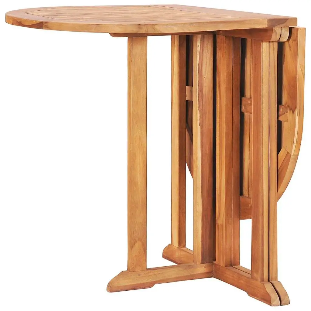 Folding Butterfly Garden Dining Table 120x70x75cm Outdoor Patio Furniture Brown