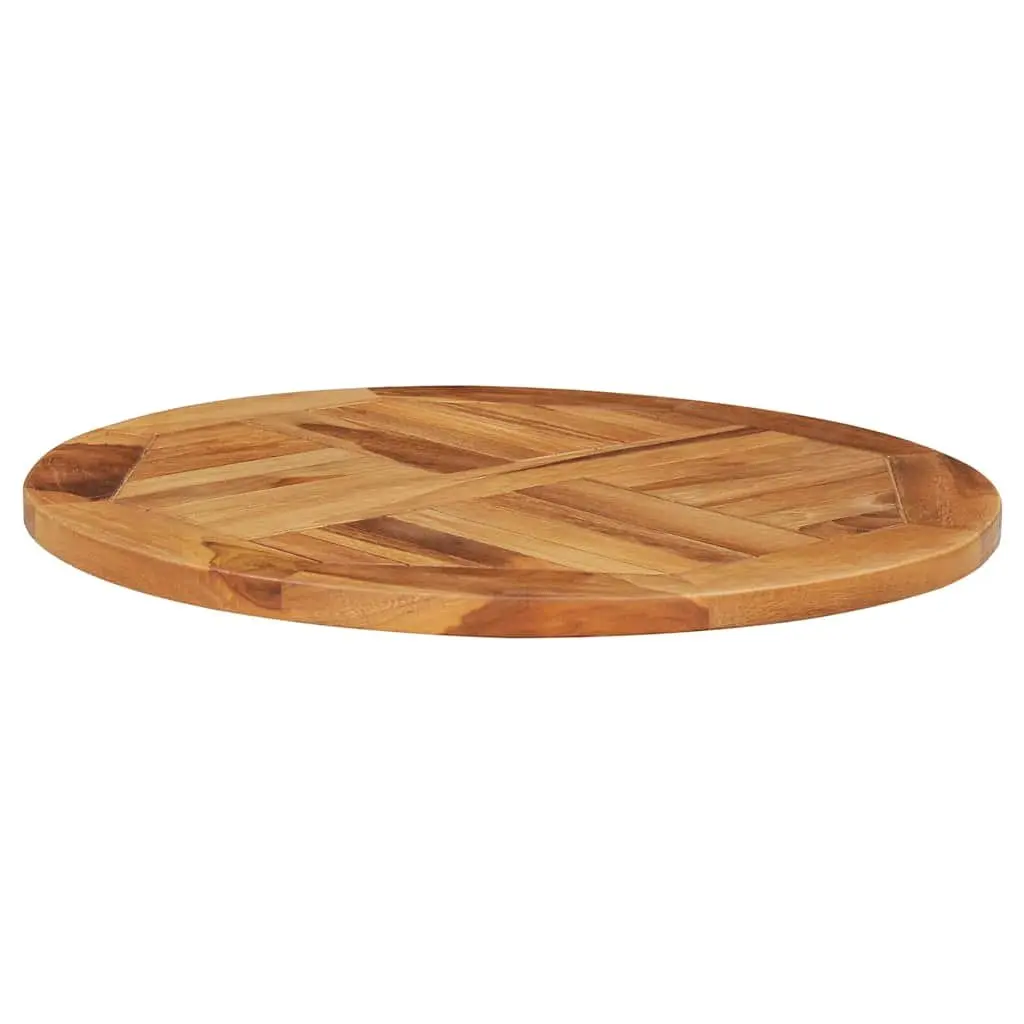 Rotating Table Disk Solid Teak Wood Turntable Lazy Susan