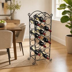 Elevate Your Space with a 21 Bottle Wine Rack