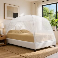Mongolian Yurt Mosquito Net 2 Door Camping Indoor Outdoor Insect Screen