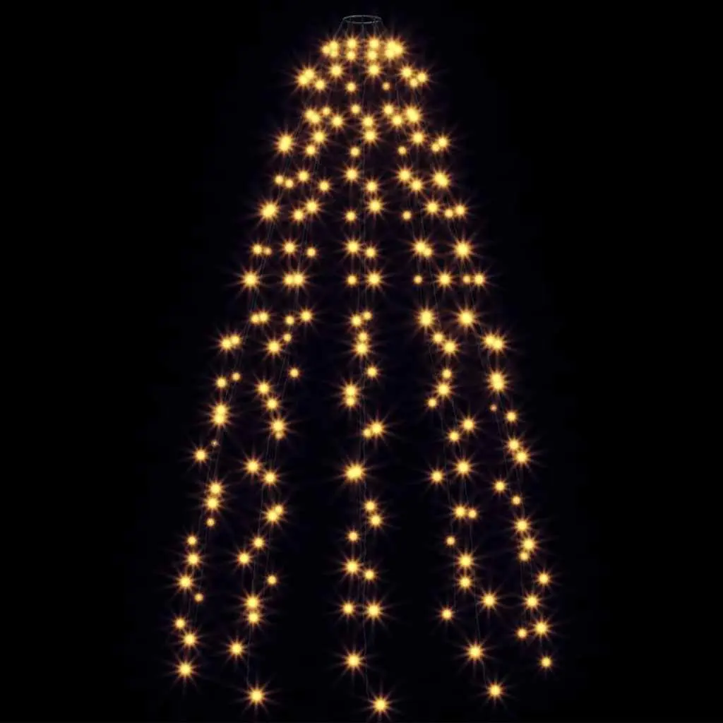 Christmas Tree Net Lights 180cm 180 LEDs Bright White Indoor Outdoor