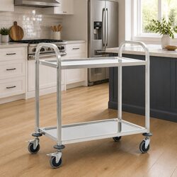 Enhance Your Kitchen with a Stylish 2-Tier Trolley