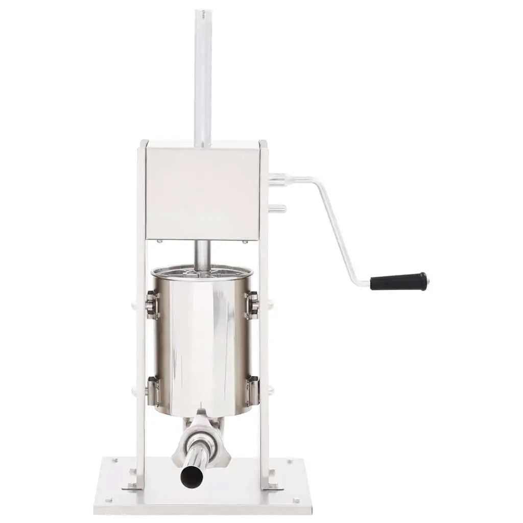 Manual Sausage Stuffer 3L Hopper Hand Crank Meat Filler Stainless Steel Kitchen Tool