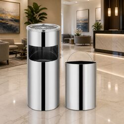 Enhance Your Space with This Elegant 30L Ashtray Dustbin