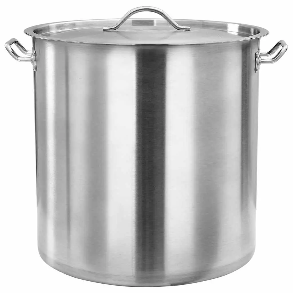 Stock Pot 71 L Stainless Steel Large Capacity Professional Kitchen Cooking Pot