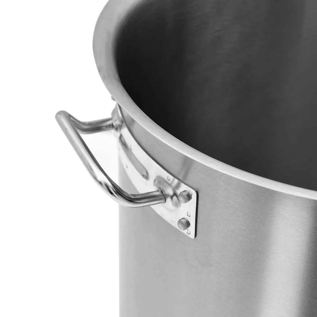 Stock Pot 44L Stainless Steel Large Capacity Cooking Pot for Home and Commercial Kitchen