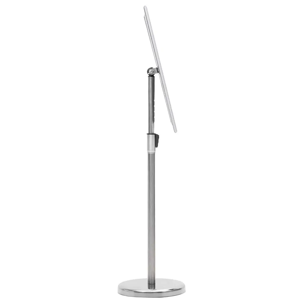 A4 Poster Stand Silver Floor Display Stand Adjustable Rotating Panel Lightweight Aluminium Alloy Frame