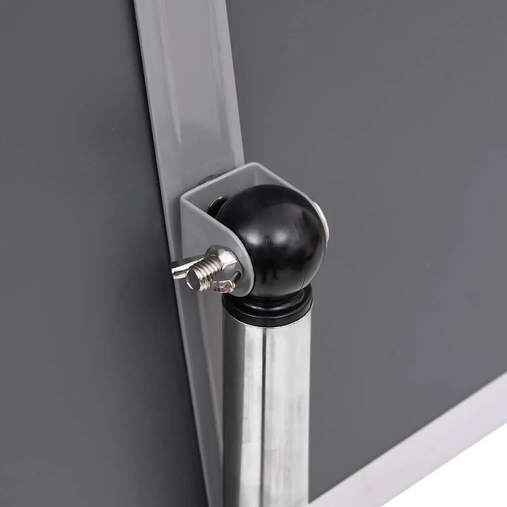 A4 Poster Stand Silver Floor Display Stand Adjustable Rotating Panel Lightweight Aluminium Alloy Frame
