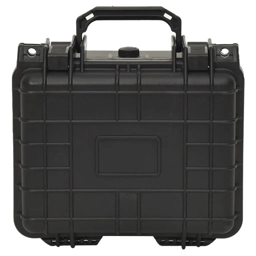 Portable Flight Case Black Camera Equipment Storage Hard Case with Foam Insert Water Resistant Lockable Shock Resistant