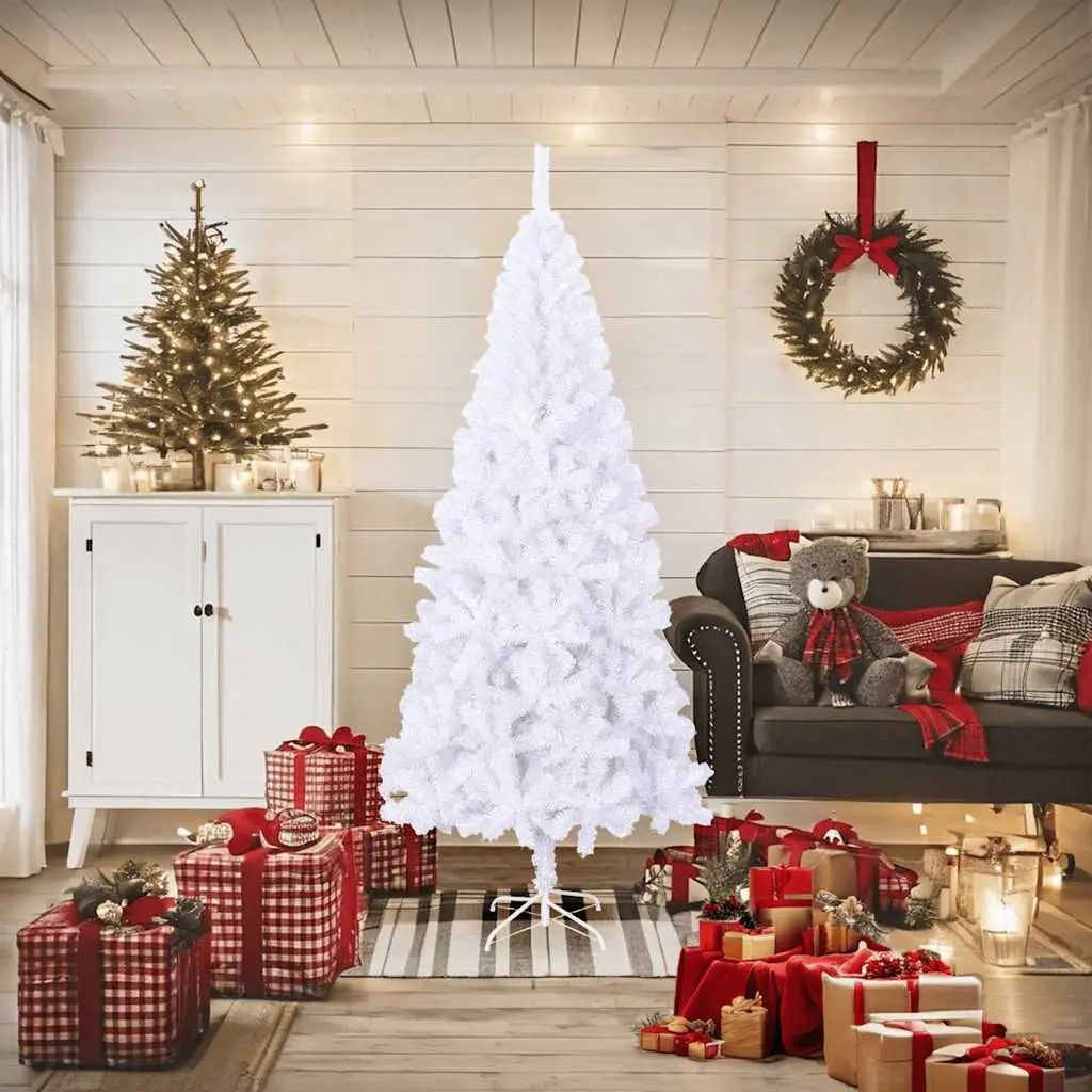 Artificial Christmas Tree 180cm 620 Branch Tips White Indoor Seasonal Holiday