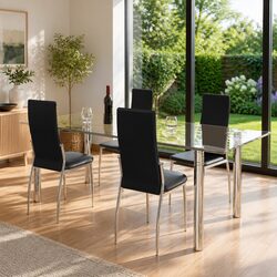 Stylish Black Faux Leather Dining Chairs for Your Home