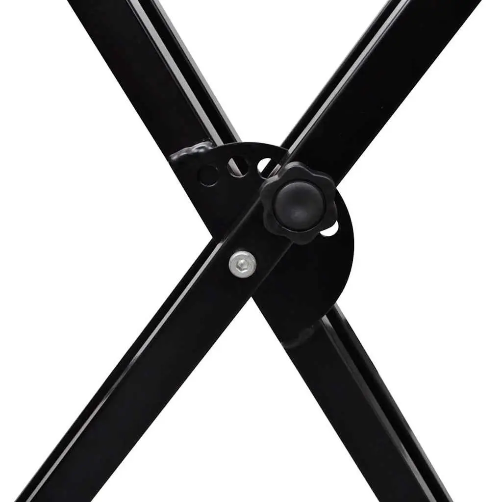 Adjustable Double Braced Keyboard Stand X-Frame Music Performance Heavy Duty