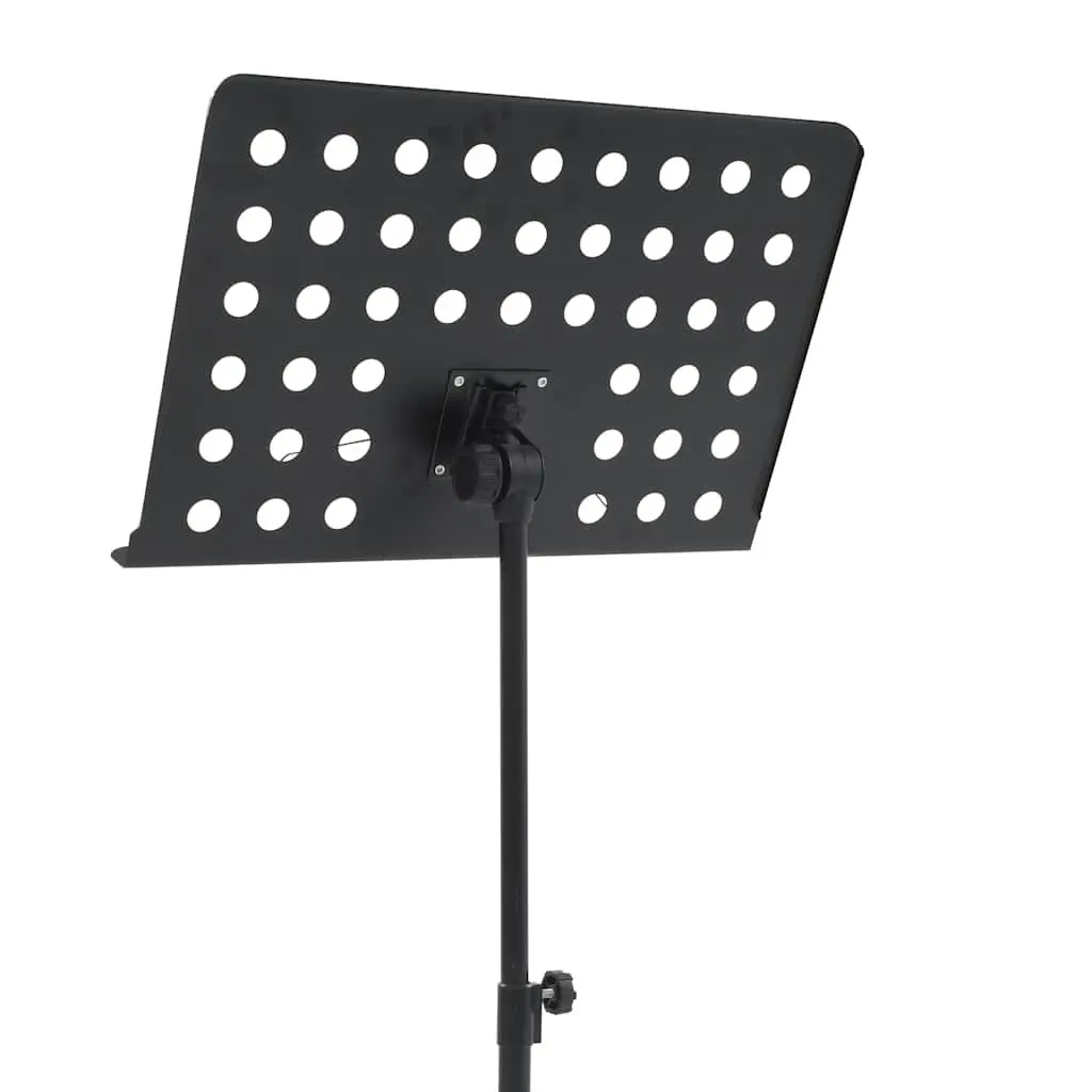 Tripod Music Stand Black Height Adjustable Steel Legs for Orchestra Practice