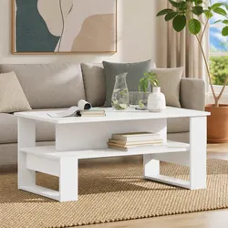 Modern White Coffee Table That Enhances Your Living Space
