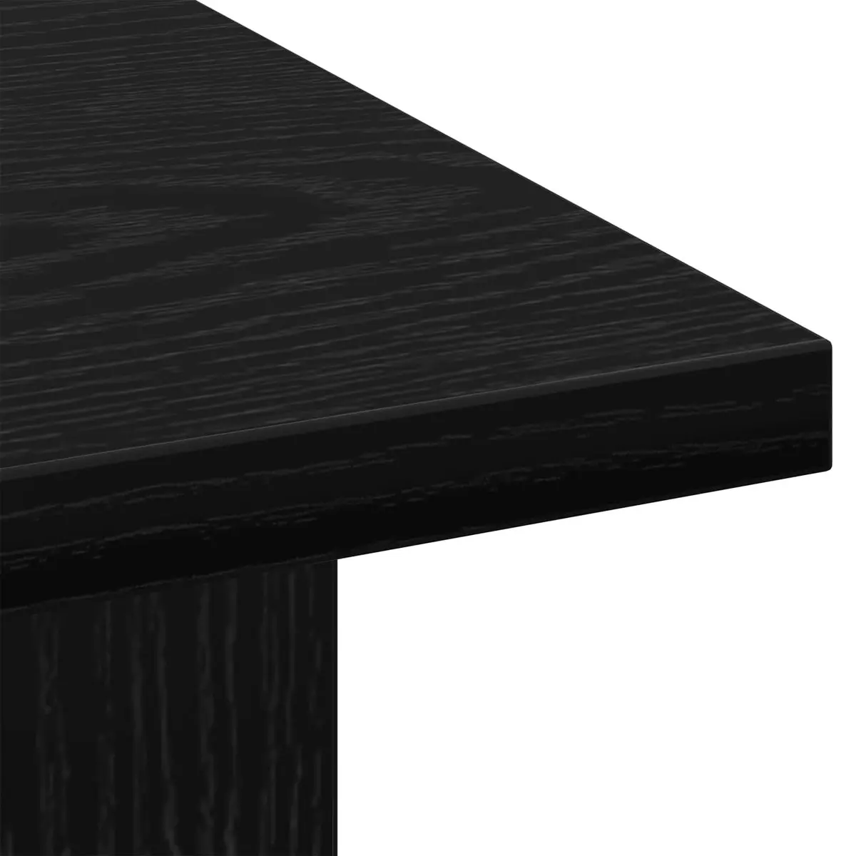 Coffee Table Black Modern Living Room Furniture Engineered Wood Storage Drawers