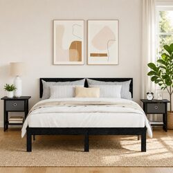Elevate Your Space with Black Modern Nightstands