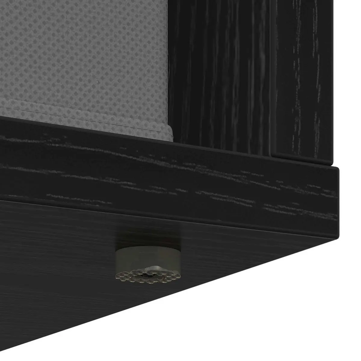 Sideboard 88.5 x 29 Black Oak Engineered Wood Storage Cabinet