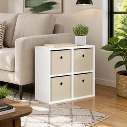 Chic White Sideboard for Organized Living Spaces