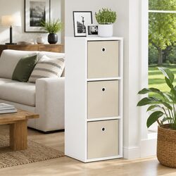 Stylish White Storage Cabinet for Your Living Space